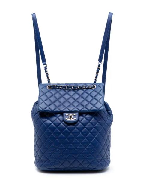 2015-2016 Large Quilted Lambskin Urban Spirit backpack by CHANEL 