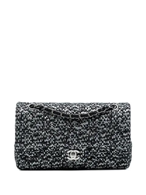 2015-2016 Medium Classic Tweed Double Flap shoulder bag by CHANEL 
