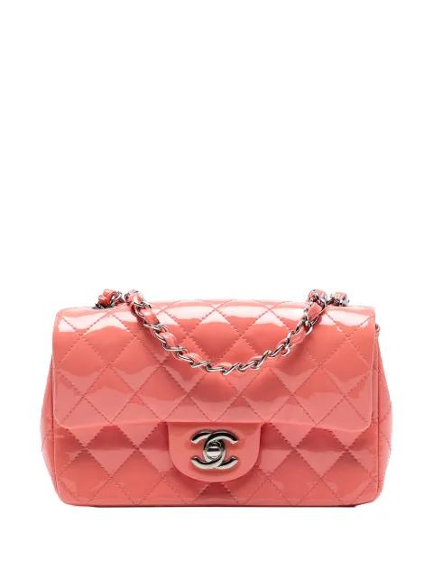 2015-2016 Mini Rectangular Classic Patent Single Flap crossbody bag by CHANEL 2015-2016 Mini Rectangular Classic Patent Single Flap crossbody bag by CHANEL