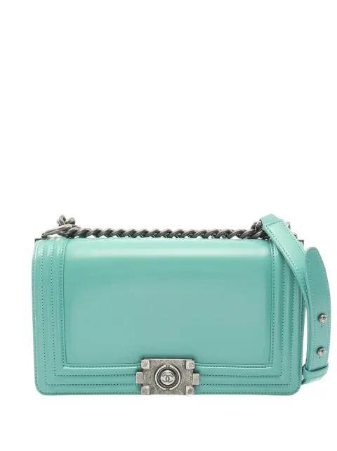 2015-2016 Old Medium Calfskin Boy Flap shoulder bag by CHANEL 