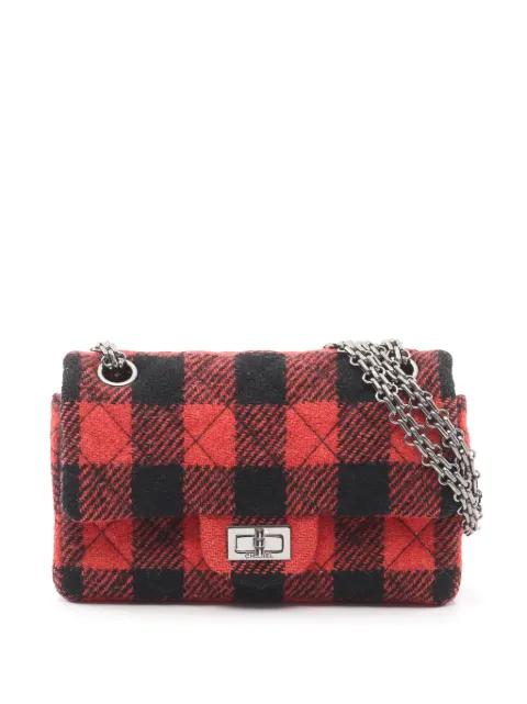 2015-2016 Quilted Tweed Reissue 2.55 Double Flap 225 shoulder bag by CHANEL 