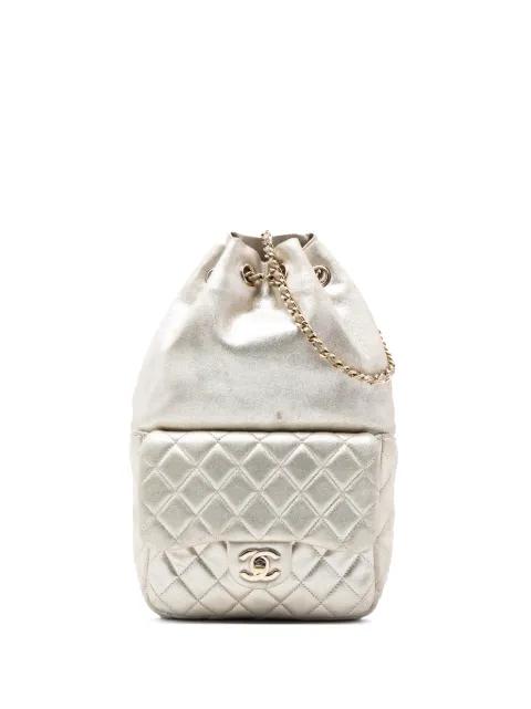 2015-2016 Small Metallic Lambskin In Seoul backpack by CHANEL 