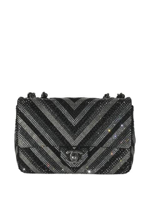 2015-2016 mini CC chevron flap shoulder bag by CHANEL 