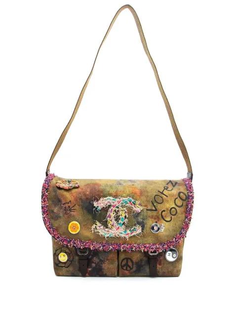 2015 CC graffiti-print crossbody bag by CHANEL 