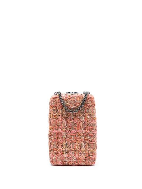 2016-2017 CC Tweed Chain Vertical Box crossbody bag by CHANEL 