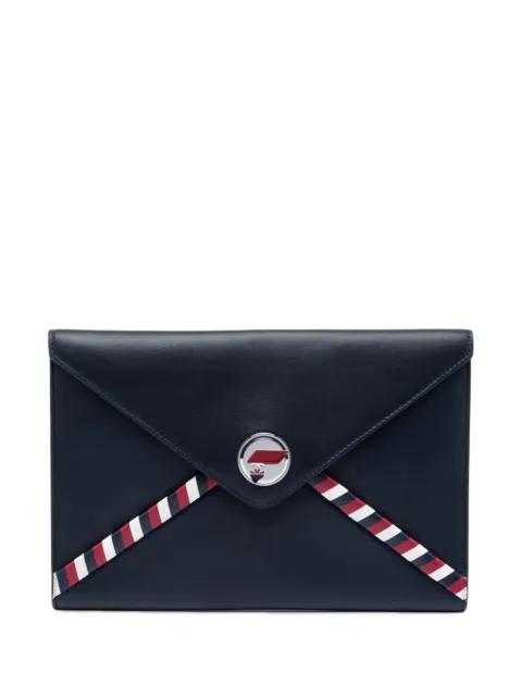 2016-2017 Lambskin Airlines Envelope clutch bag by CHANEL 