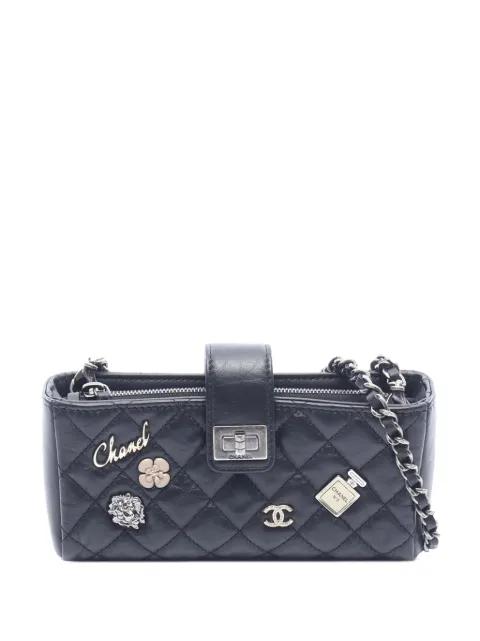 2016-2017 Lucky Charms Reissue 2.55 Phone Holder crossbody bag by CHANEL 
