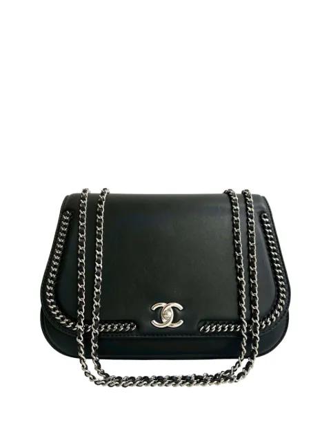 2016-2017 Medium Calfskin Braided Chic Flap shoulder bag by CHANEL 