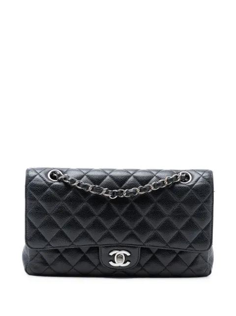 2016-2017 Medium Classic Caviar Double Flap shoulder bag by CHANEL 2016-2017 Medium Classic Caviar Double Flap shoulder bag by CHANEL