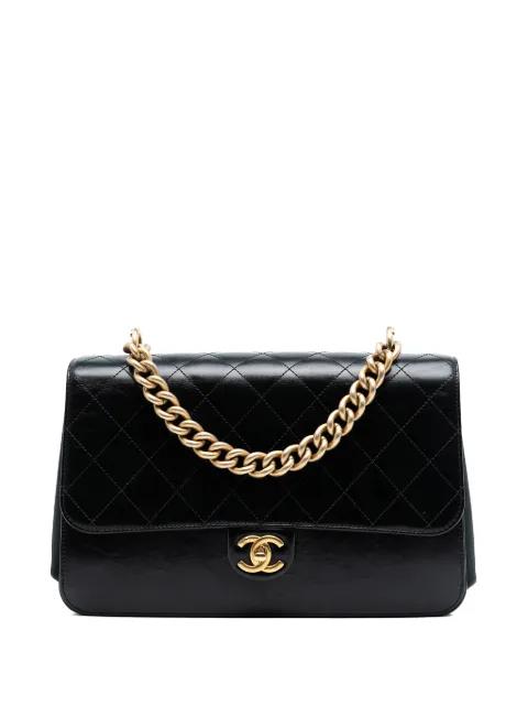 2016-2017 Paris Cosmopolite Aged Calfskin Straight Lined Flap crossbody bag by CHANEL 