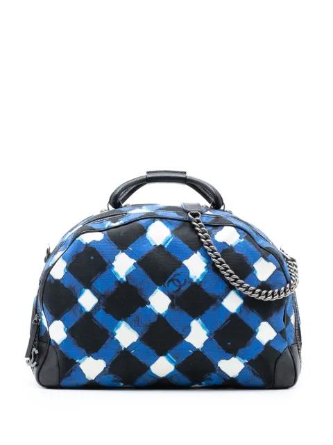 2016-2017 Printed Canvas and Caviar Airlines Round Trip travel bag by CHANEL 