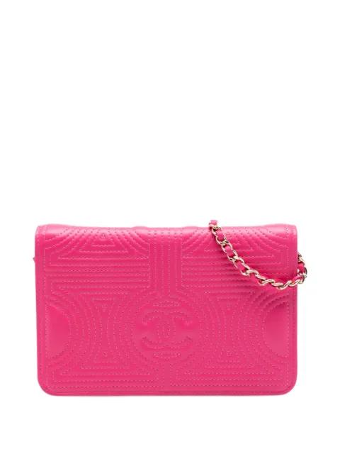 2016-2017 Quilted Lambskin Korean Garden Wallet on Chain crossbody bag by CHANEL 