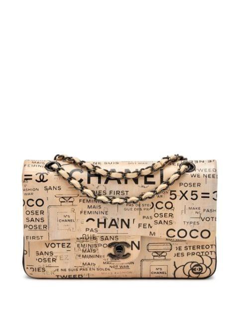 2016 Newspaper Double Flap shoulder bag by CHANEL 