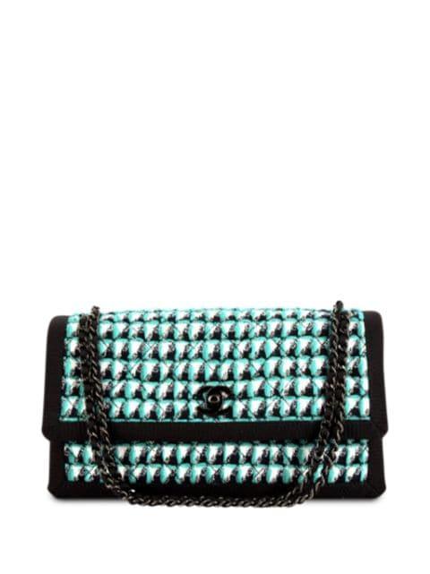 2016 Timeless houndstooth tweed shoulder bag by CHANEL 