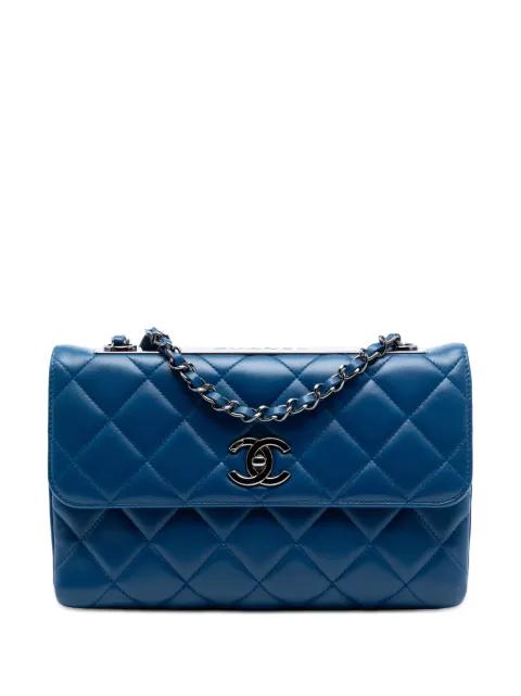 2017-2018 Medium Quilted Lambskin Trendy CC Flap shoulder bag by CHANEL 