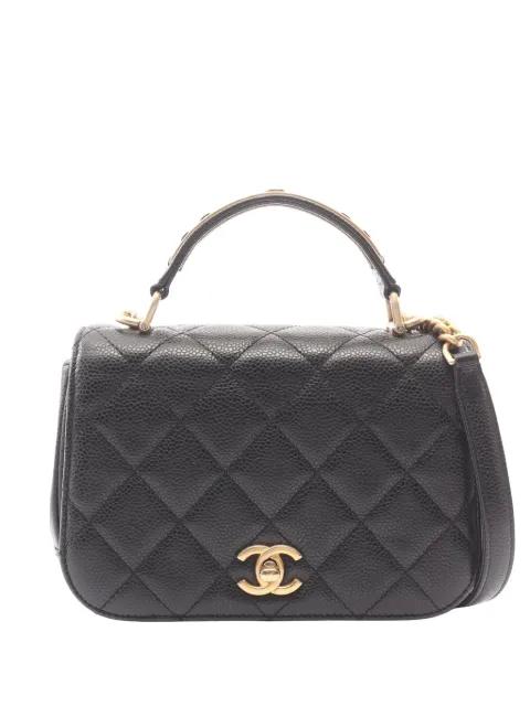 2017-2018 Mini Quilted Caviar Carry Around Flap satchel by CHANEL 