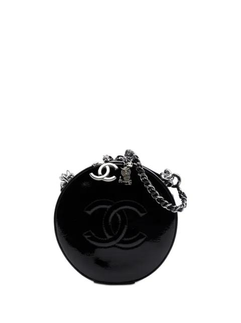 2018-2019 CC Patent Round as Earth Bag satchel by CHANEL 