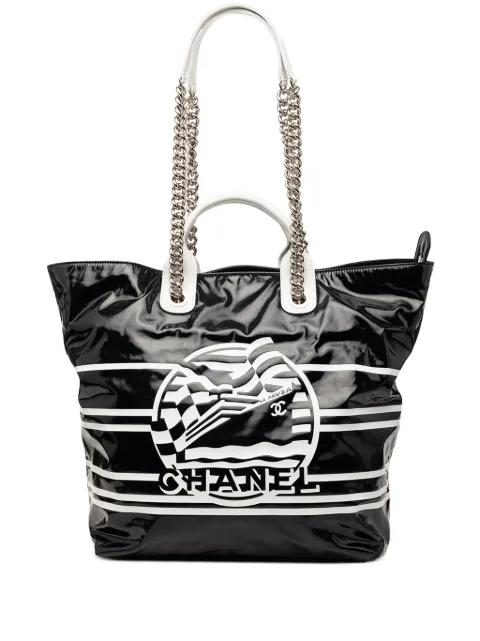 2018-2019 Coated Canvas La Pausa Bay Shopping satchel by CHANEL 