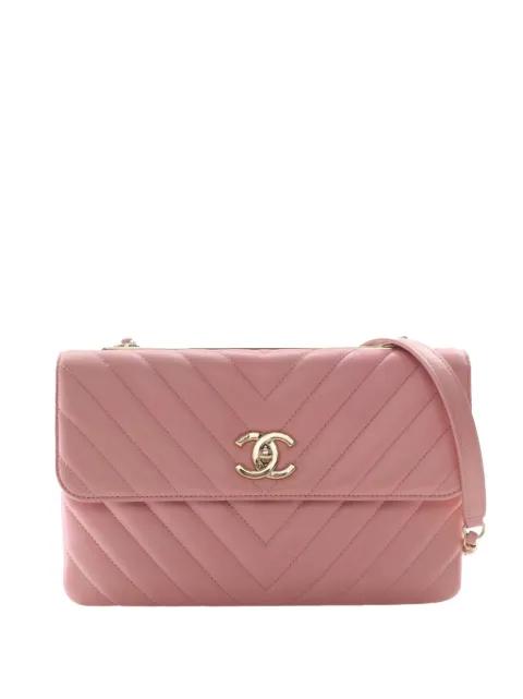 2018 Chevron Lambskin Trendy CC Flap shoulder bag by CHANEL 
