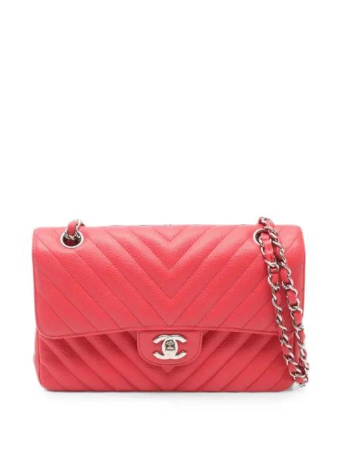 2018 Classic Double Flap Chevron shoulder bag by CHANEL 