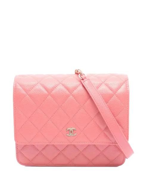 2018 Classic Square Caviar Wallet on Chain crossbody bag by CHANEL 