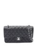 2018 Double Flap matelassé leather shoulder bag by CHANEL 