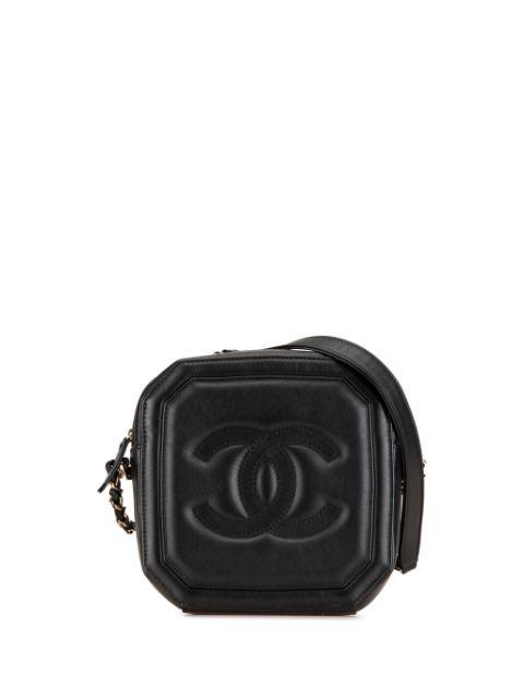2019 CC Quilted Lambskin Octagon Camera Case crossbody bag by CHANEL 