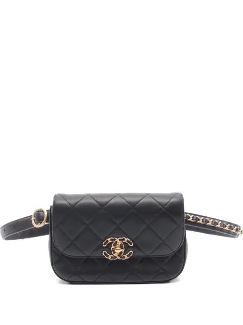 2019 Chanel19 quilted leather belt bag by CHANEL 