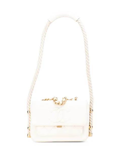 2019 Crumpled Calfskin En Vogue Rope Flap satchel by CHANEL 