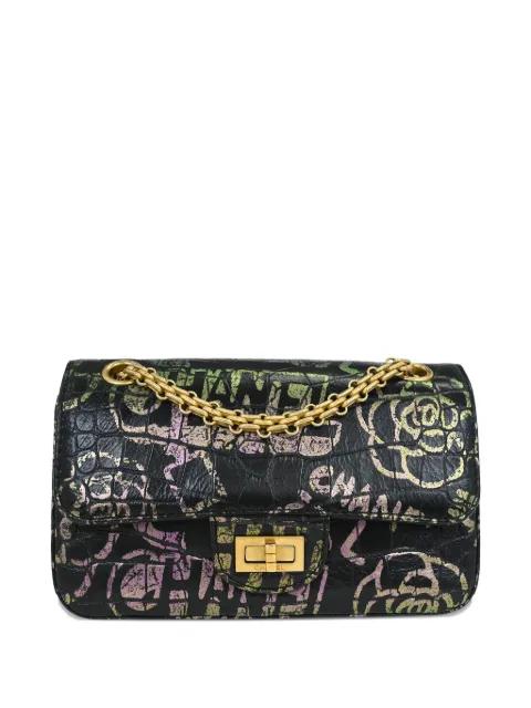 2019 Mademoiselle Lock graffiti shoulder bag by CHANEL 