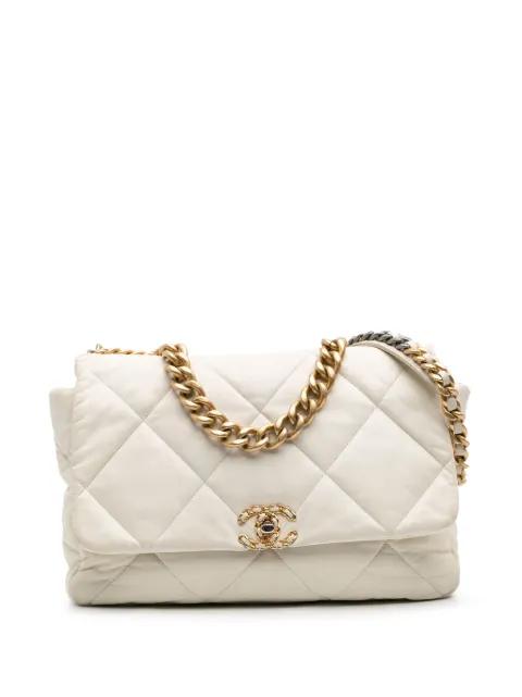2019 Maxi Lambskin 19 Flap satchel by CHANEL 