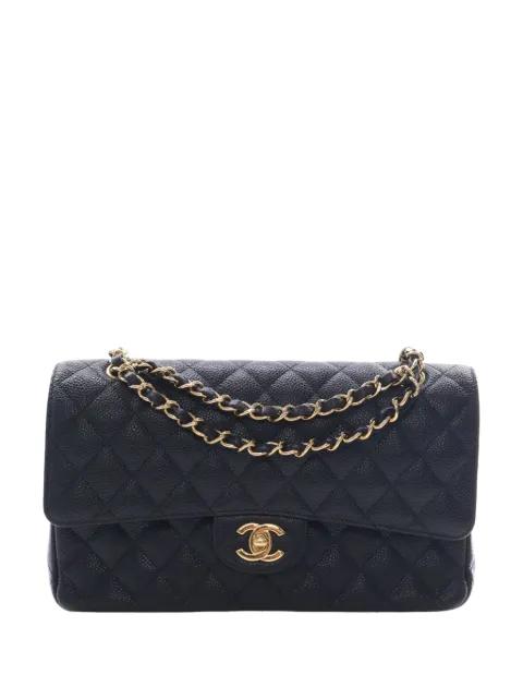 2019 Medium Classic Caviar Double Flap shoulder bag by CHANEL 
