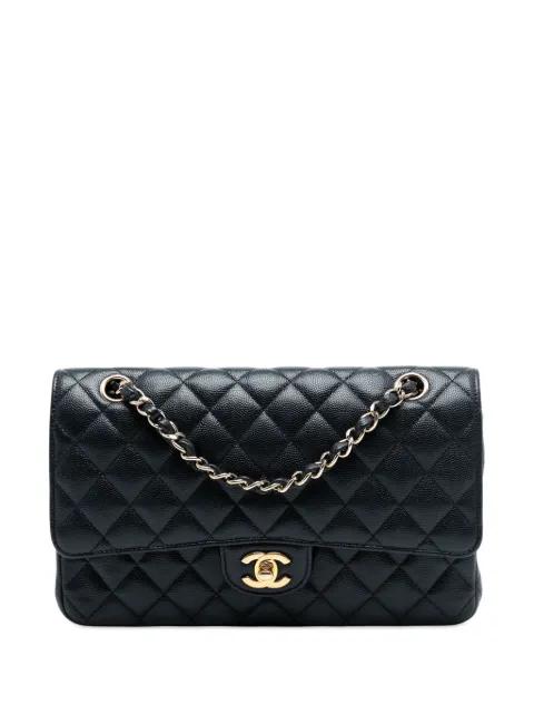 2019 Medium Classic Caviar Double Flap shoulder bag by CHANEL 2019 Medium Classic Caviar Double Flap shoulder bag by CHANEL
