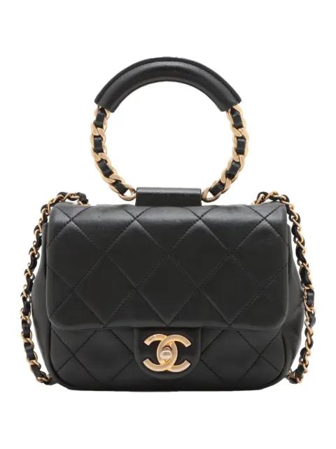 2019 Mini Lambskin In The Loop Flap satchel by CHANEL 