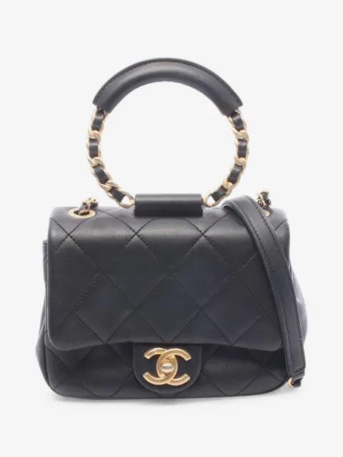 2019 Mini Quilted Lambskin In The Loop Flap satchel by CHANEL 