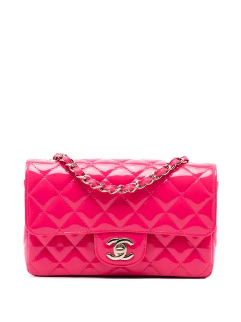 2019 Mini Rectangular Classic Patent Single Flap crossbody bag by CHANEL 2019 Mini Rectangular Classic Patent Single Flap crossbody bag by CHANEL