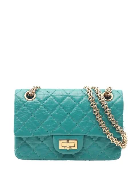 2019 Mini Reissue 2.55 Quilted Aged Calfskin Single Flap shoulder bag by CHANEL 