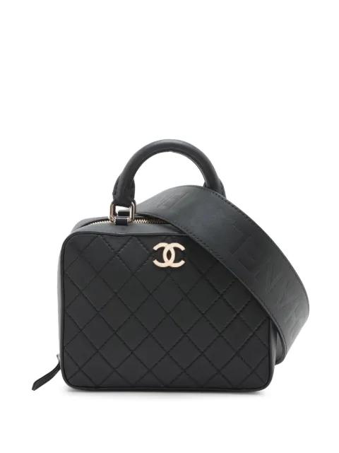 2019 Quilted Calfskin Travel Kit Vanity Case satchel by CHANEL 