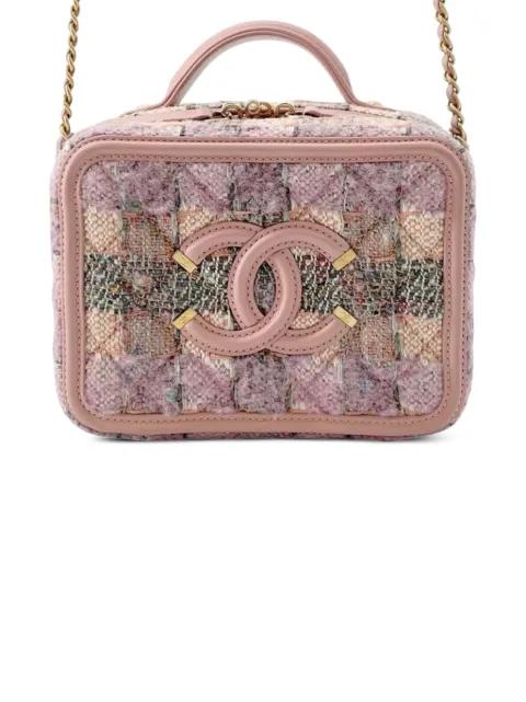 2019 Small Tweed CC Filigree Vanity Case satchel by CHANEL 2019 Small Tweed CC Filigree Vanity Case satchel by CHANEL