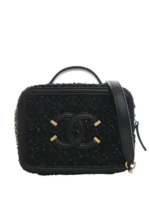 2019 Small Tweed CC Filigree Vanity Case satchel by CHANEL 