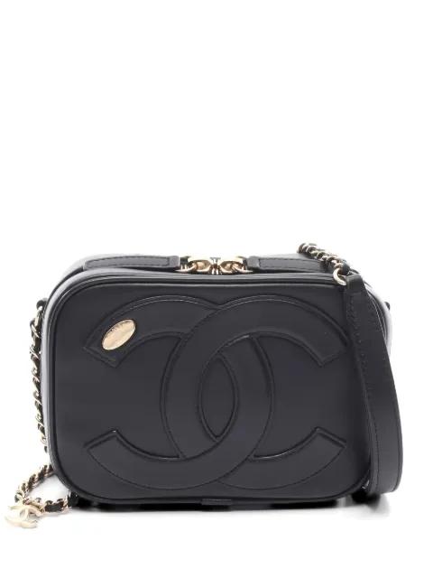 2019 coco mark chain-strap leather cross body bag by CHANEL 