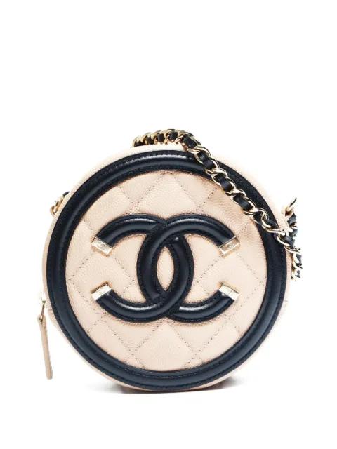2019 mini Foligree round quilted cross bag by CHANEL 2019 mini Foligree round quilted cross bag by CHANEL