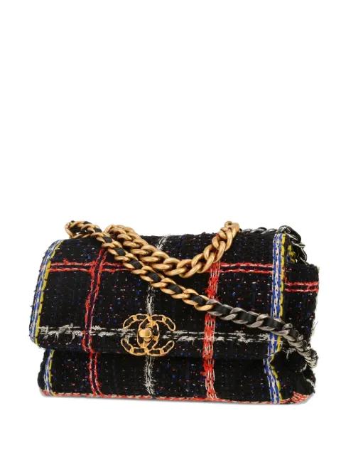 2020 19 tweed-chain shoulder bag by CHANEL 