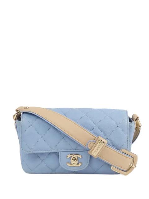 2020 Classic Caviar Buckle Strap Single Flap crossbody bag by CHANEL 
