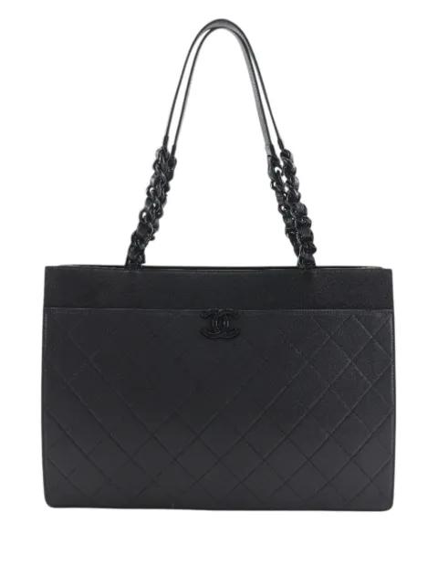 2020 Large Quilted Caviar My Everything Shopping tote bag by CHANEL 