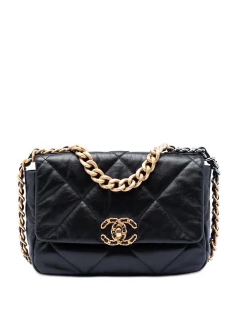 2020 Medium Lambskin 19 Flap satchel by CHANEL 