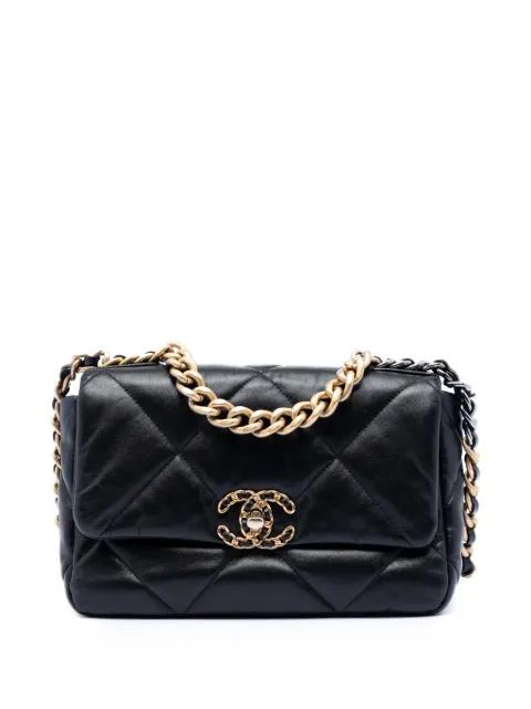 2020 Medium Lambskin 19 Flap satchel by CHANEL 