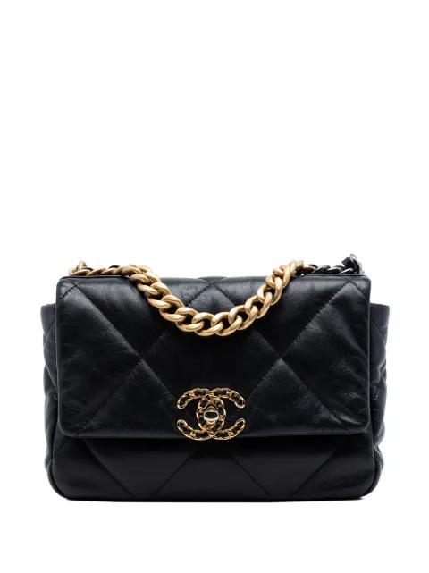 2020 Medium Lambskin 19 Flap satchel by CHANEL 