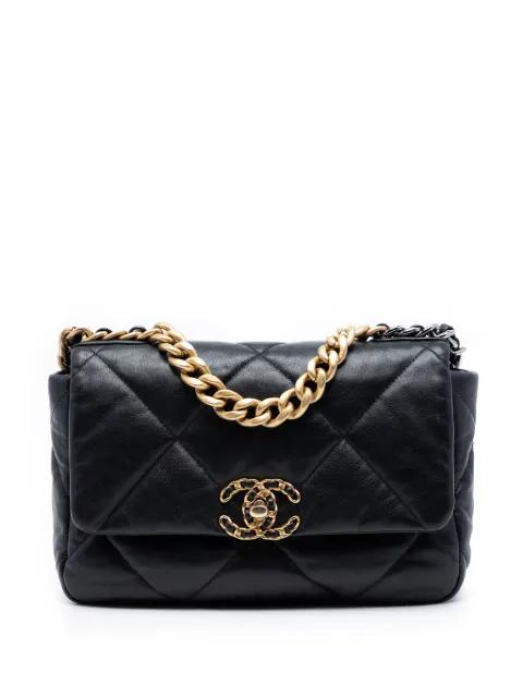 2020 Medium Lambskin 19 Flap satchel by CHANEL 