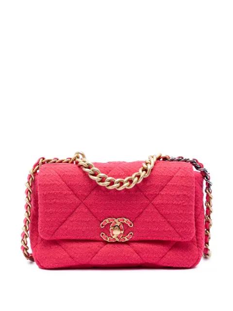 2020 Medium Tweed 19 Flap satchel by CHANEL 